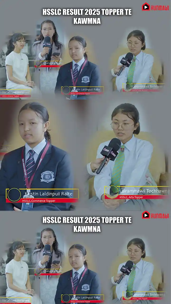 HSSLC RESULT 2025 TOPPER TE KAWMNA